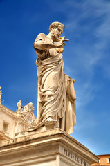 Saint Peter holding the key to heaven