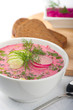 Cold beet soup with horseradish