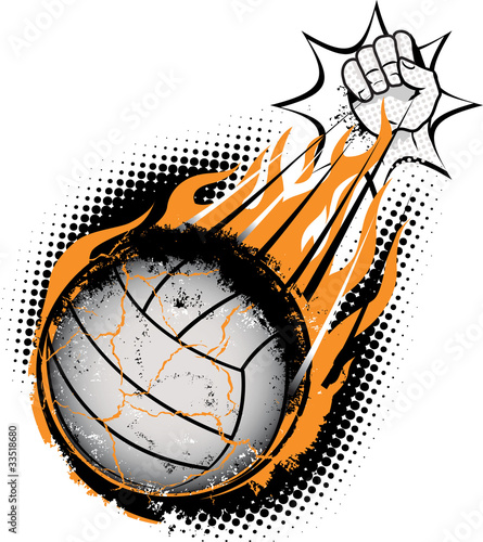Naklejka samoprzylepna Meteor siatkówki