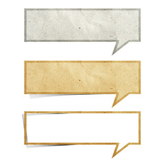 Wall Mural - bubble talk recycled paper craft