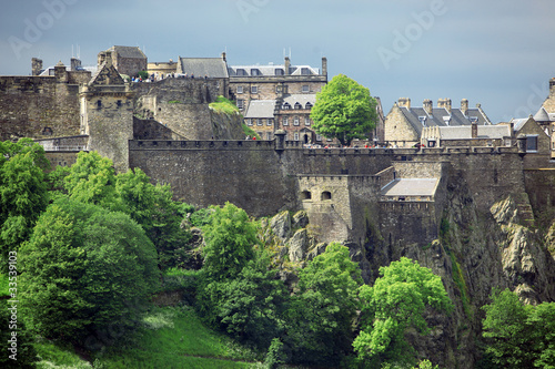Board z aluminiowym obramowaniem Edinburgh castle, scotland, gb