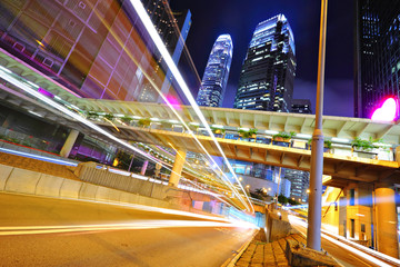 Wall Mural - modern city at night