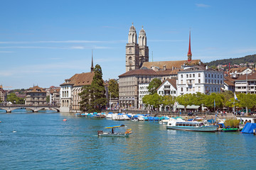 Zurich in summer