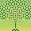 Seamless vector background - summer pattern - eden apple tree