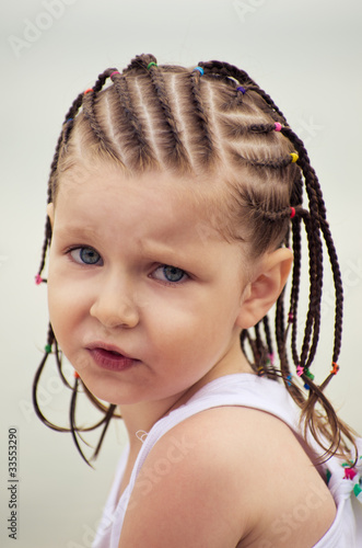 Little Girl With Dreadlocks Buy This Stock Photo And
