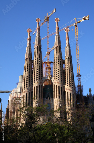 Plakat na papierze fotorealistycznym Święta rodzina, barcelona