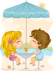 Sticker - Couple Drink