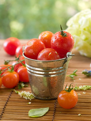 Wall Mural - cherry tomatoes