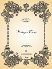 Wall Mural - Vintage frame