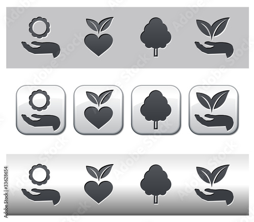 Icones Concept Respect De La Nature Buy This Stock Vector And