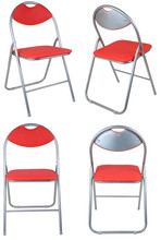 Composite Of Four Folding Chairs Isolated On White