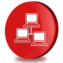 Network glossy icon