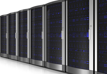 Poster - Server room interior