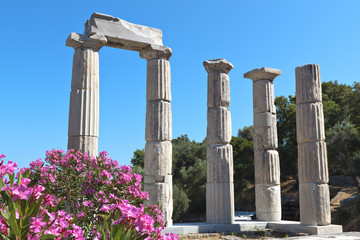 Wall Mural - Temple of the Great Gods at Samothraki island in Greece