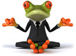 Zen business frog