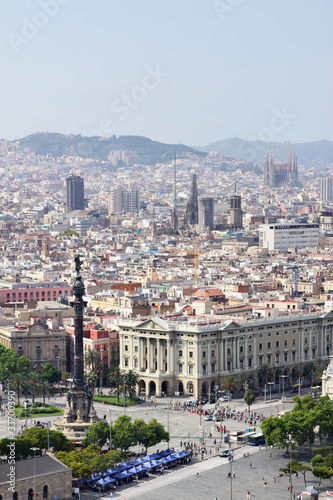 Plakat na papierze fotorealistycznym Barcelona
