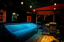 Mixing Console In Recording Studio