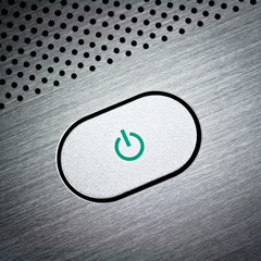 Silver power button