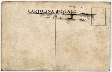 Cartolina Postale, Italian Postcard