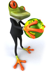 Wall Mural - Business frog