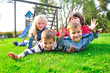 canvas print picture - Kinder beim spielen