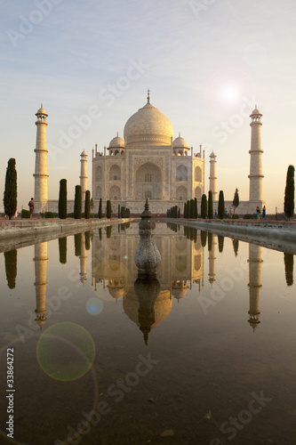 Obraz na płótnie canvas dwuczęściowy "dyptyk" Taj mahal.