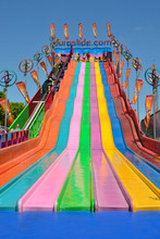 Colorful Giant Slide Ride