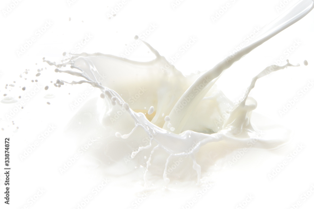 milk splash - obrazy, fototapety, plakaty 