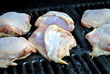 © Bill - Raw Chicken Thighs on the Grill