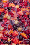 Fototapeta Kuchnia - Studioaufnahme-    Blechkuchen mit Früchten