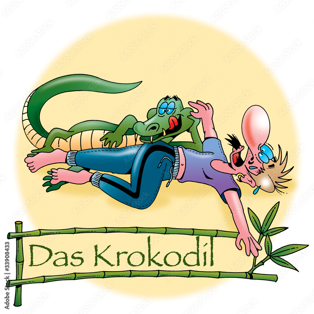 Hatha Yoga Asanas: Das Krokodil Stock Illustration | Adobe Stock, image size:1000x1000