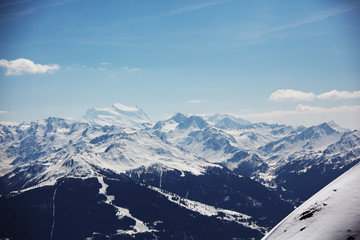 Wall Mural - top of mountains