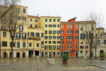 Wall Mural - Italy, Venice new Jewish ghetto