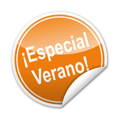 Sticker - Pegatina ¡Especial Verano! con reborde