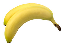 Banany. Izolowane Na Białym Tle
