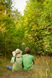© nadezhda1906 - relaxation of young couple in the forest