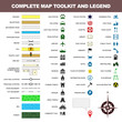 map icon legend symbol sign toolkit element