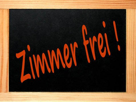 schild, tafel: zimmer frei, vermietung