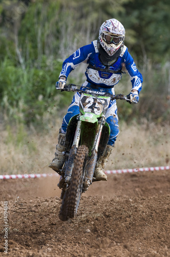 Obraz w ramie Motocross