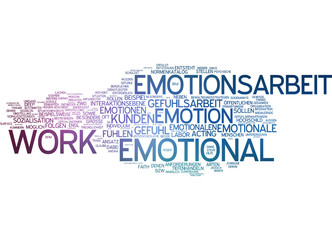 Aufkleber - Emotionsarbeit - Emotional Work