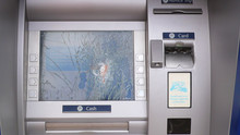A Smashed Cash Machine