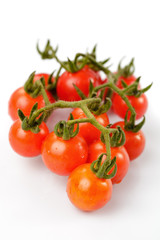 Canvas Print - Cherry tomatoes isolated