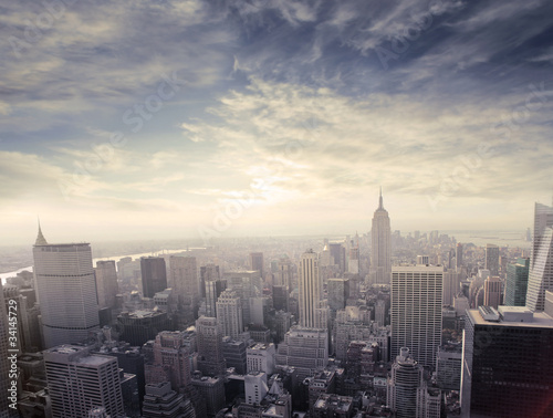Obraz na płótnie canvas dwuczęściowy "dyptyk" Manhattan