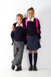 two primary school students