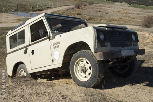 Naklejka na drzwi 4x4 en acción.