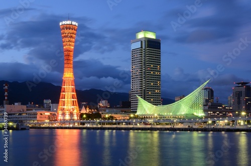 Tapeta ścienna Kobe, Japonia w porcie Kobe