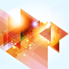 Poster - Abstract Background Vector