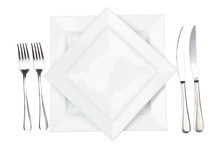 Place Setting With High-gloss Plate