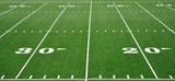Twenty and Thirty Yard Line on American Football Field