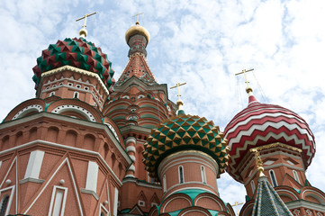 Saint Basil's Cathedral in Moscow, Russia